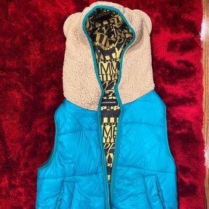 Clockhouse Reversible Hood Vest with Ear